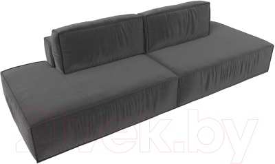 Диван Лига Диванов Прага Лофт (велюр серый)