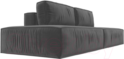 Диван Лига Диванов Прага Лофт (велюр серый)