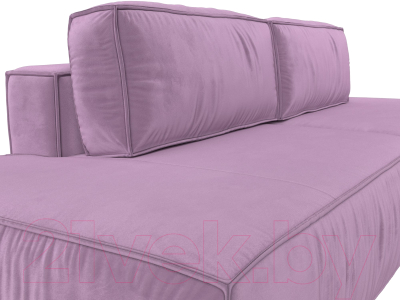 Диван Лига Диванов Прага Лофт (микровельвет сиреневый)