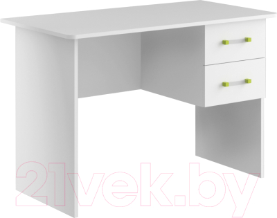 Письменный стол Премиум Смарти без фотопечати (белый) - фото