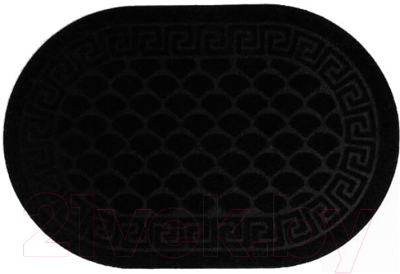 Коврик грязезащитный Kovroff Чешуйки овал 45x75 / ПО/04/18/01 - фото