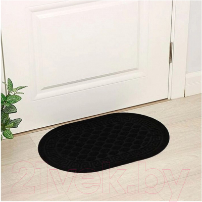 Коврик грязезащитный Kovroff Чешуйки овал 45x75 / ПО/04/18/01