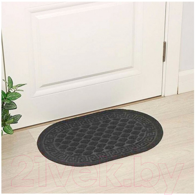 Коврик грязезащитный Kovroff Чешуйки овал 45x75 / ПО/04/18/02