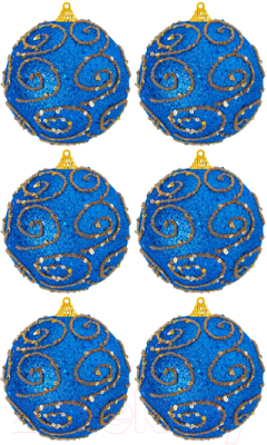 Набор шаров новогодних Elan Gallery Вензеля / 970097