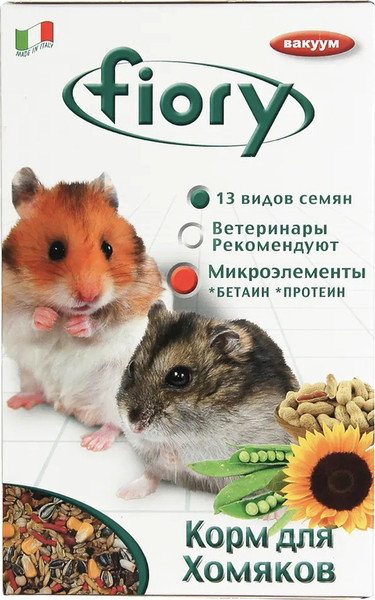 Корм для грызунов Fiory Для хомяков / 6500 - фото