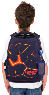 Школьный рюкзак Brauberg Fit. Keep out / 270617