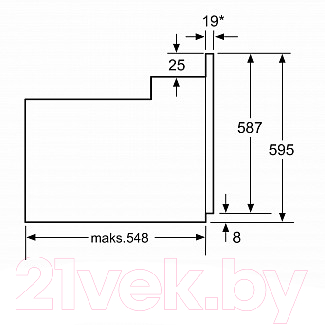 Электрический духовой шкаф Bosch HBF113BR1S