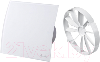 Вентилятор накладной Awenta System+ Silent 100W / KWS100W-PEB100-ZZ100 - фото