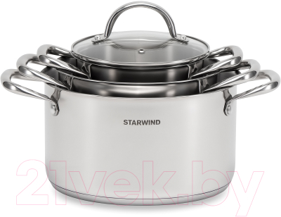 Набор кастрюль StarWind Chef Family SW-CH1006