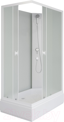 Душевая кабина Niagara Promo P100/80/26Q/MT/BK 100x80x215 - фото