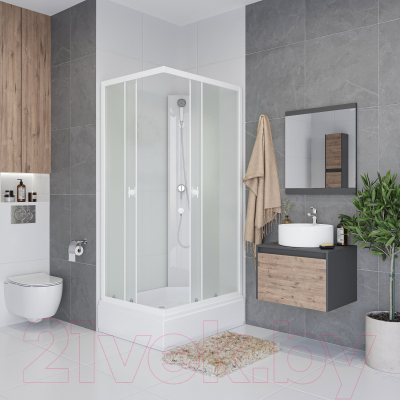 Душевая кабина Niagara Promo P100/80/26Q/MT/BK 100x80x215