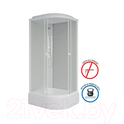 Душевая кабина Niagara Promo P120/90/26L/MT 120x90x215