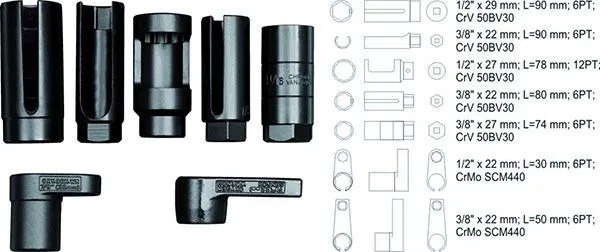 Набор автоинструмента Yato YT-1751