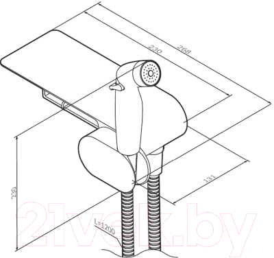 Гигиенический душ AM.PM F0202022