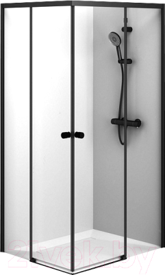 Душевой уголок AM.PM X-Joy Square Slide 90x90 / W94G-403-9090-BТ - фото
