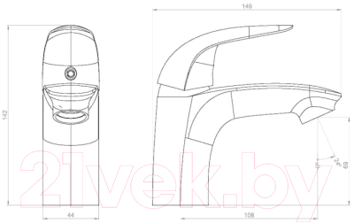 Смеситель Damixa Eclipse 310210001