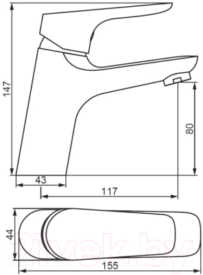 Смеситель Damixa Jupiter 770210301