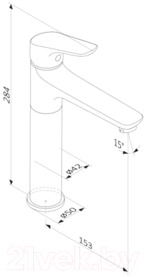Смеситель Damixa Jupiter 770250301 (черный)