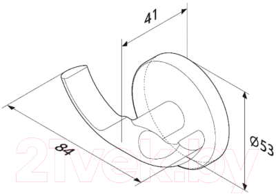 Крючок для ванной AM.PM X-Joy A85A35600