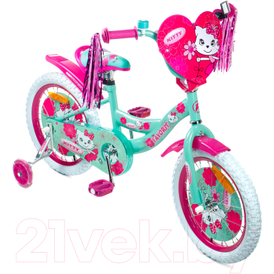 Детский велосипед FAVORIT Kitty KIT-16GN