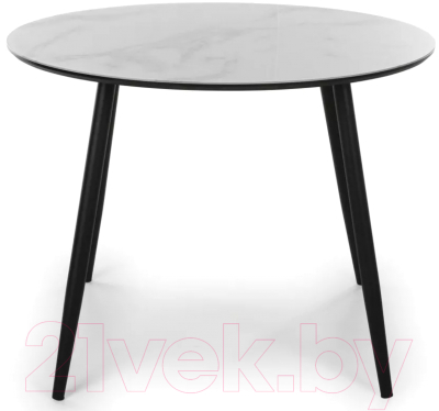 Обеденный стол Stolline Милтон (мрамор белый/черный)