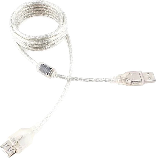 Удлинитель кабеля Cablexpert CCF-USB2-AMAF-TR-2M - фото