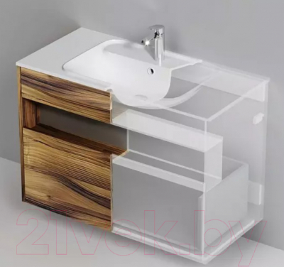 Тумба под умывальник AM.PM Func M8FFUX1001OF (дерево текстурированное)