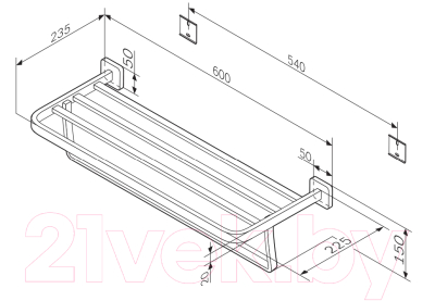 Полка для полотенца AM.PM Func A8F37700