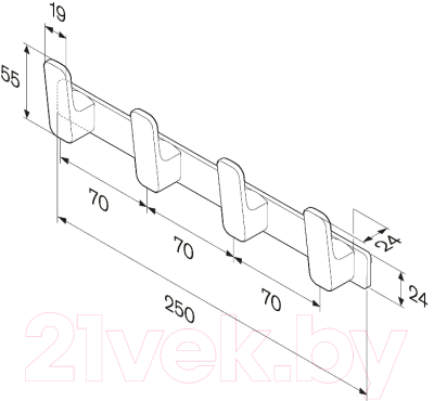 Набор крючков AM.PM Func A8F35922