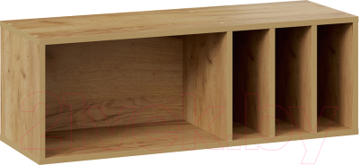 Полка ТриЯ Хилтон 940 Исп.1.1 (дуб крафт золотой) - фото