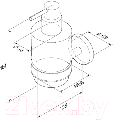 Дозатор для жидкого мыла AM.PM X-Joy A85A36900