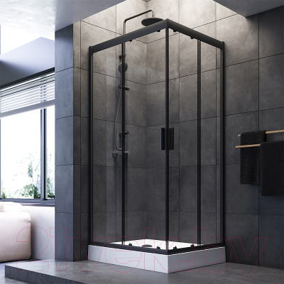 Душевой уголок AM.PM Gem S 100x80 / W93G-404-100280-BT