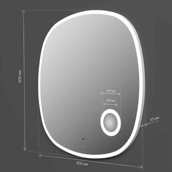 Зеркало AM.PM Func M8FMOX0803SA