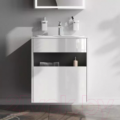 Тумба под умывальник AM.PM Func M8FFUX0601WG (белый глянец)