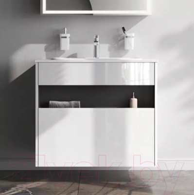Тумба под умывальник AM.PM Func M8FFUX0801WG (белый глянец)