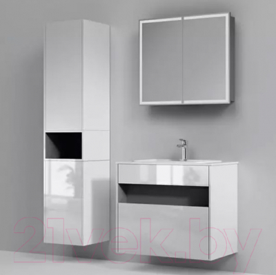 Тумба под умывальник AM.PM Func M8FFUX0801WG (белый глянец)