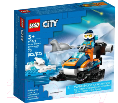 Конструктор Lego City Снегоход Исследователь Арктики 60376 - фото