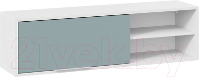 Полка ТриЯ Марли (белый/серо-голубой) - фото