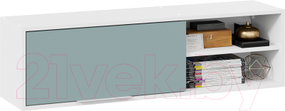 Полка ТриЯ Марли (белый/серо-голубой)