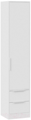 Шкаф-пенал ТриЯ Марли для белья (белый) - фото