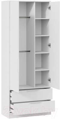 Шкаф ТриЯ Марли для одежды (белый)