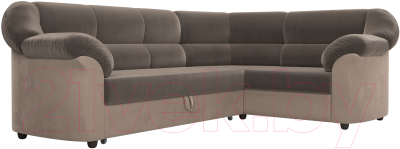 Диван угловой Лига Диванов Карнелла правый / 60278