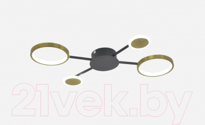 Потолочный светильник Mirastyle SL-41080-48 BK+SGD
