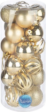 Набор шаров новогодних Волшебная страна SYQA-0123066 / 106292 - фото