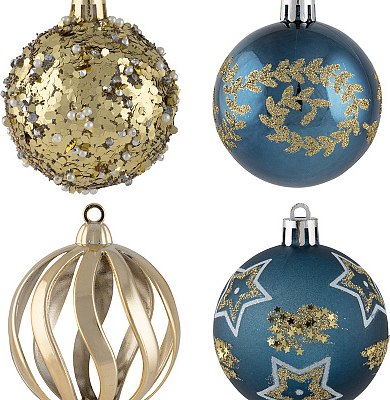 Набор шаров новогодних Волшебная страна SYQB1-0123062 / 106336