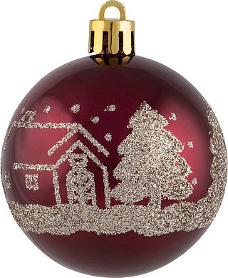 Набор шаров новогодних Волшебная страна SYQB2-0123049 / 106340