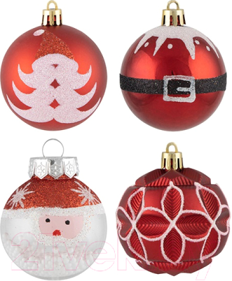 Набор шаров новогодних Волшебная страна SYQB3-0123028 / 106344 - фото