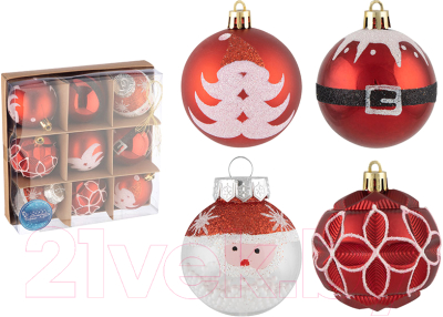 Набор шаров новогодних Волшебная страна SYQB3-0123028 / 106344