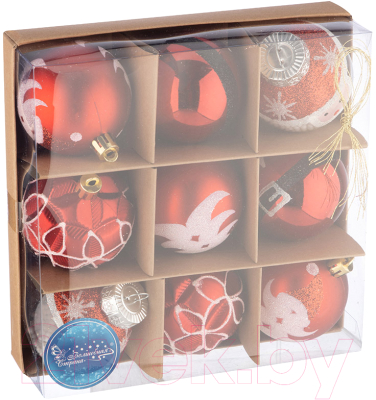 Набор шаров новогодних Волшебная страна SYQB3-0123028 / 106344