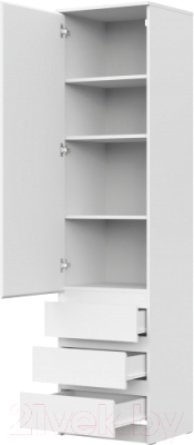 Шкаф-пенал НК Мебель ШКЯ-1 / 72678277 (белый)